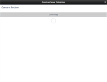 Tablet Screenshot of americancaesar.net